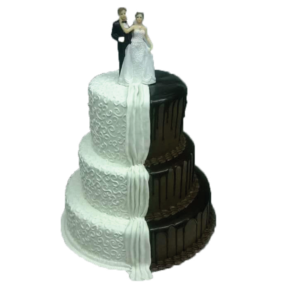 Premium tiered celebration cake