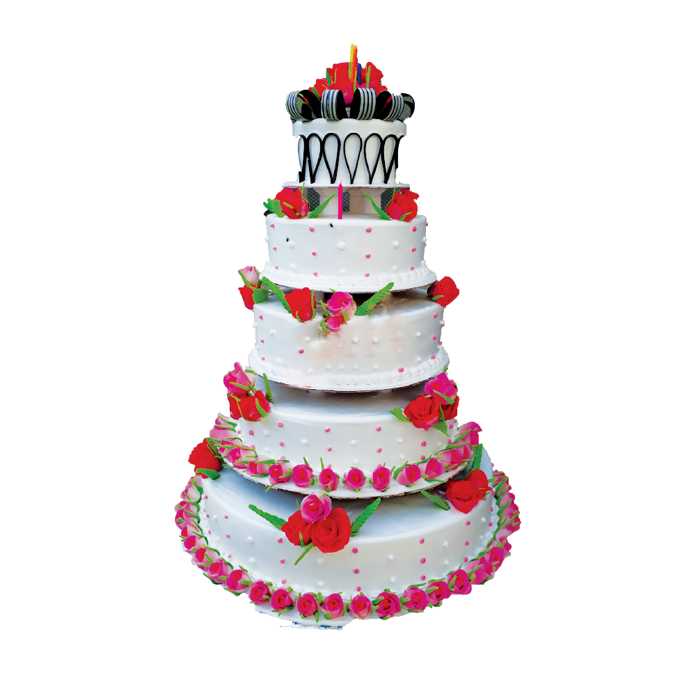 Blush Floral Cake No.2