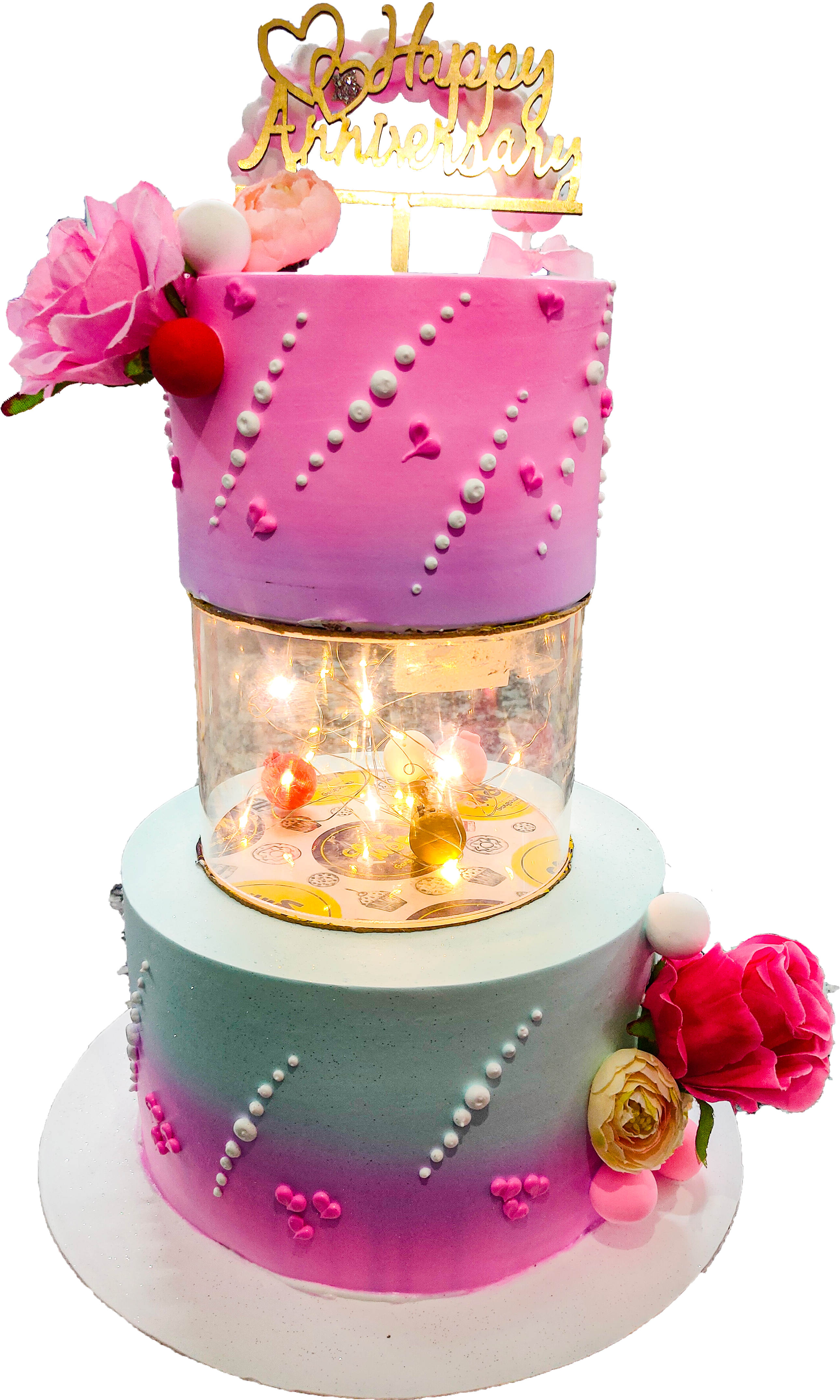 Blush Floral Cake No.5