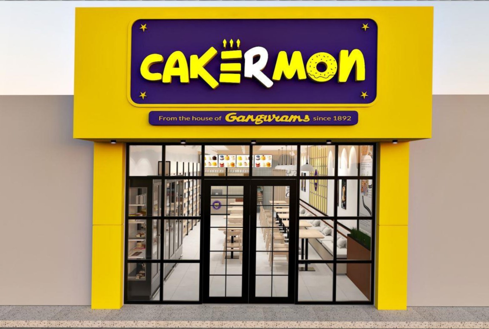 Freshly baked CakeRMon chocolate cake